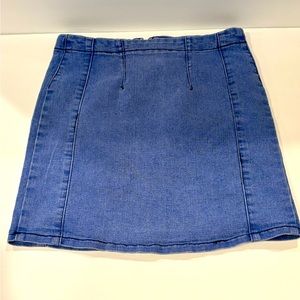 Brandy Melville size Medium denim pencil mini skirt